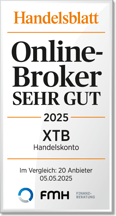 XTB erhält Bestnote Sehr Gute vom Handelsblatt